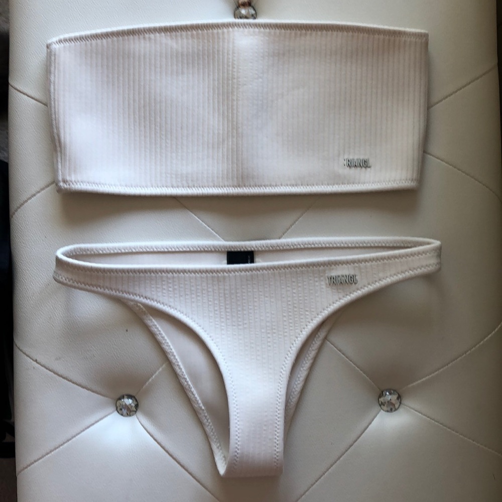 RARE TRIANGL TWINNIE CLOUDS BIKINI SET